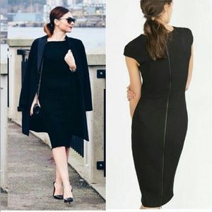 Zara zip back tube dress